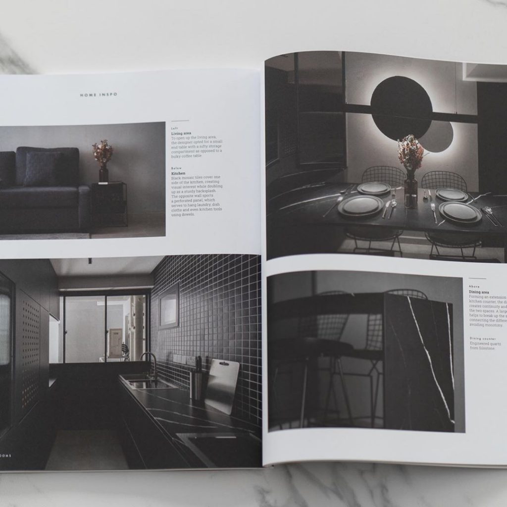 Book showing off Arche home interior design