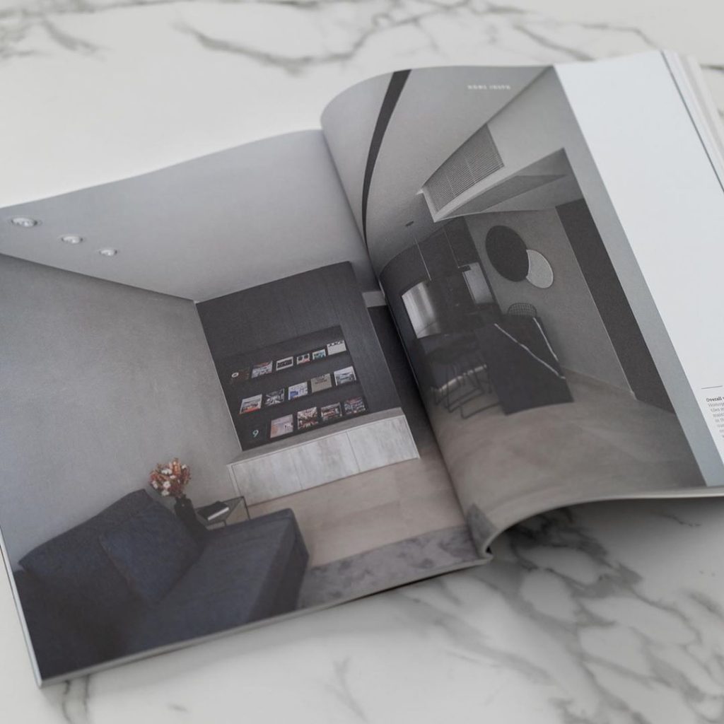 Book showing off Arche Interior Design